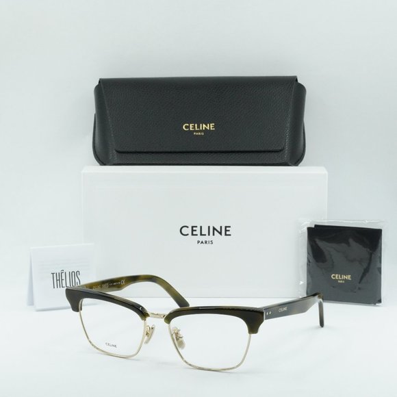 FINAL PRICE NEW CELINE CL50026U 031 EYEGLASSES - Picture 1 of 10